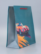 Пакет подарочный ламинированный «Лучшему» 26×12×32 см - фото 119371786