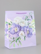 Пакет подарочный ламинированный «Фиолетовая магия» 26?12?32 см (комплект 2 шт) - фото 60174319