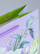 Пакет подарочный ламинированный «Фиолетовая магия» 26×12×32 см - фото 119371803