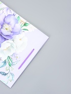 Пакет подарочный ламинированный «Фиолетовая магия» 26×12×32 см - фото 119371804