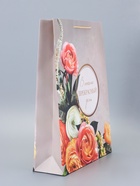 Пакет подарочный ламинированный «Счастье» 33×42.5×10 см - фото 119371831