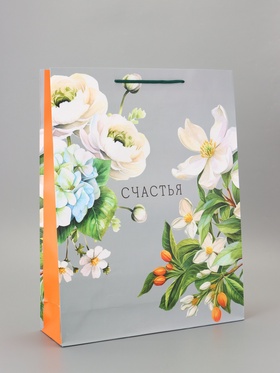 Пакет подарочный ламинированный «Красивой» 33?42.5?10 см (комплект 2 шт)