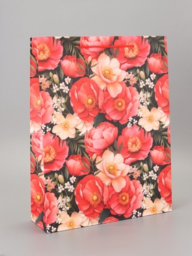 Пакет подарочный ламинированный «Цветочная эстетика» 33?42.5?10 см (комплект 2 шт)