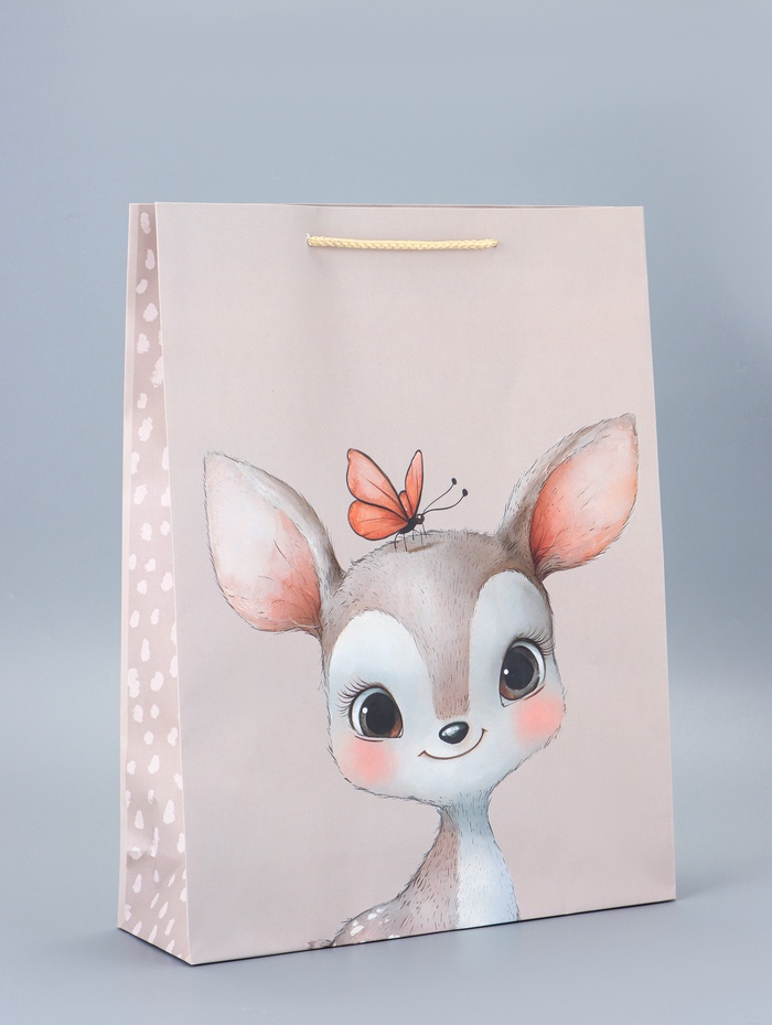 Пакет подарочный ламинированный «Дружба» 33×42.5×10 см - Фото 1