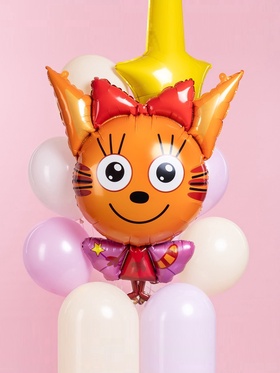 Воздушный шар фольгированный 42" «Три Кота. Карамелька фея»