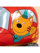 Воздушный шар фольгированный 3D 29" «Три Кота. Компот в машине», только под воздух - Фото 4