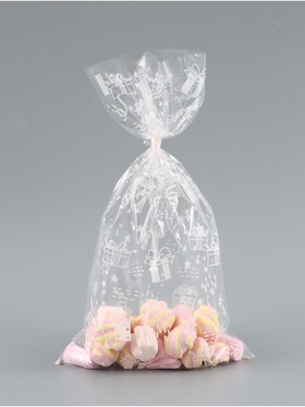 Пакет подарочный пропиленовый «Подарки», 19×35 см (50 шт)