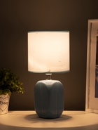 УЦЕНКА Настольная лампа «Арон» Е14 40 Вт голубой 13×13×25 см RISALUX - Фото 2