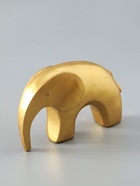 УЦЕНКА Сувенир полистоун «Золотой слоник» 3.5×13×7.5 см 10957316