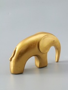 УЦЕНКА Сувенир полистоун «Золотой слоник» 3.5×13×7.5 см 10957316