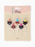 Набор свечей для торта «Котики», 6 см, 5 шт. - фото 60872921