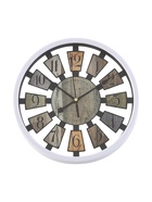 УЦЕНКА Часы настенные, серия: Интерьер, дискретный ход, d=25 см, АА, белые - фото 14979171