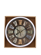 УЦЕНКА Часы настенные, серия: Интерьер, дискретный ход, d=25 см, АА, белые - фото 14979176