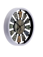 УЦЕНКА Часы настенные, серия: Интерьер, дискретный ход, d=25 см, АА, белые - фото 14979179