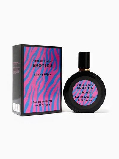 Туалетная вода женская Erotica Night Wish, 100 мл, фрезия, сладкий горошек, жасмин, роза