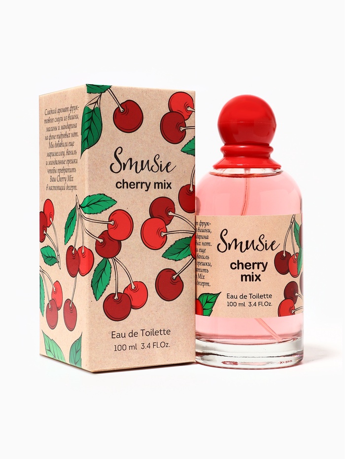 Туалетная вода женская Smusie Cherry Mix, 100 мл - Фото 1