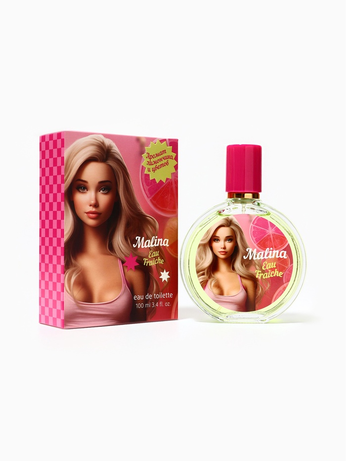 Туалетная вода женская Malina Eau Fraiсhe, 100 мл - Фото 1