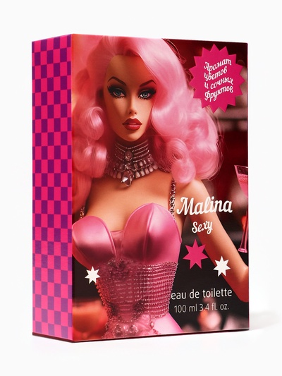 Туалетная вода женская Malina Sexy, 100 мл