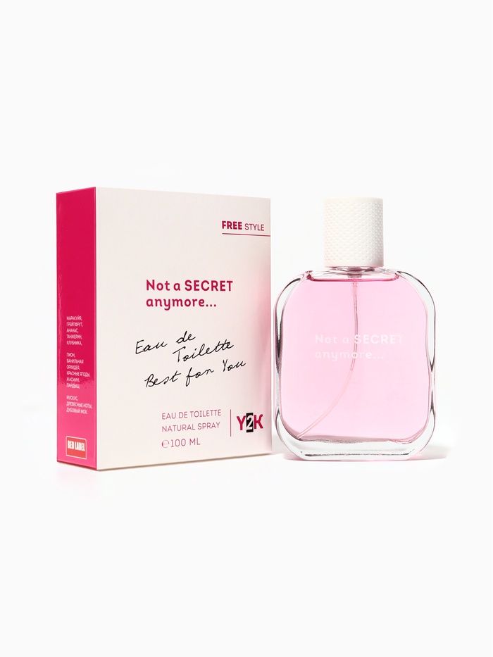 Туалетная вода женская Free Style Not a Secret, 100 мл - Фото 1