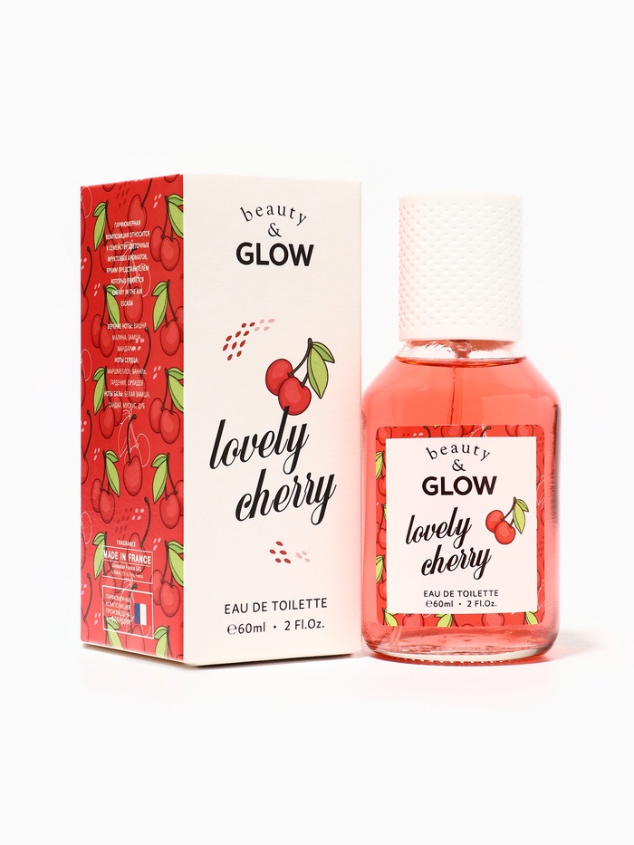 Туалетная вода женская Beauty&Glow Lovely Cherry, 60 мл - Фото 1