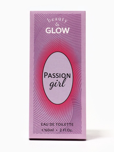 Туалетная вода женская Beauty&Glow Passion Girl, 60 мл