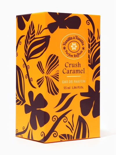 Парфюмерная вода женская Vanilla&Vanilla Crush Caramel, 55 мл (по мотивам Cheirosa 62 (Sol de Janeiro)