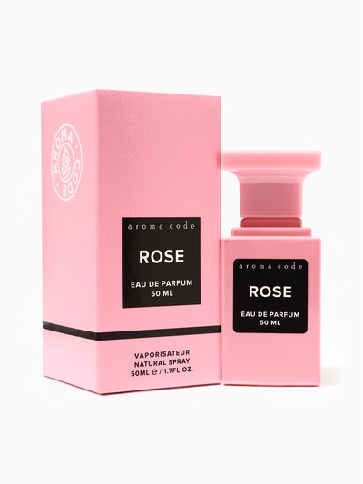Парфюмерная вода женская Aroma Code Rose, 50 мл, майская роза, болгарская роза, турецкая роза
