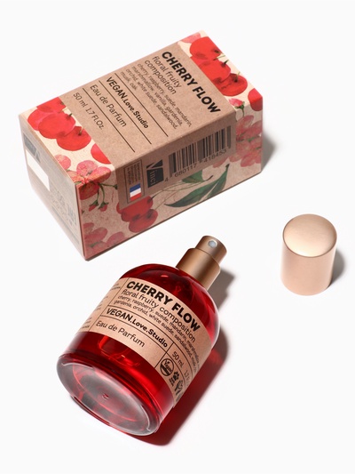 Парфюмерная вода женская Vegan Love Studio Cherry Flow, 50 мл (по мотивам Cherry in the Air (Escada)