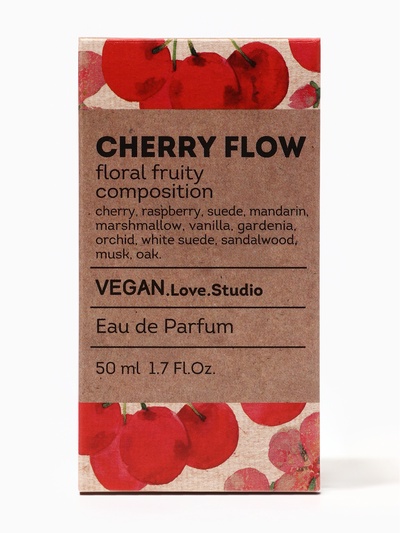 Парфюмерная вода женская Vegan Love Studio Cherry Flow, 50 мл (по мотивам Cherry in the Air (Escada)