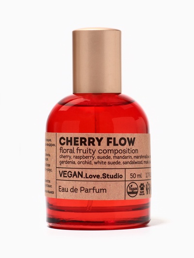 Парфюмерная вода женская Vegan Love Studio Cherry Flow, 50 мл (по мотивам Cherry in the Air (Escada)