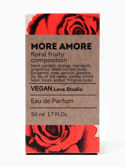 Парфюмерная вода женская Vegan Love Studio More Amore, 50 мл (по мотивам Amor Amor (Cacharel)