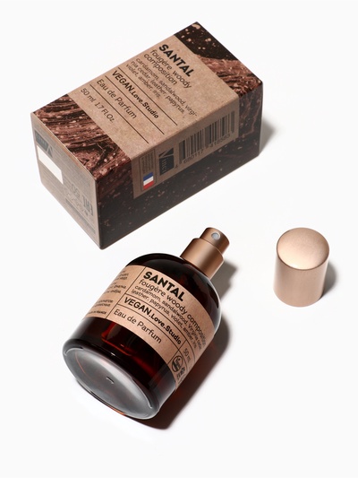 Парфюмерная вода женская Vegan Love Studio Santal, 50 мл (по мотивам Santal 33 (Le Labo)