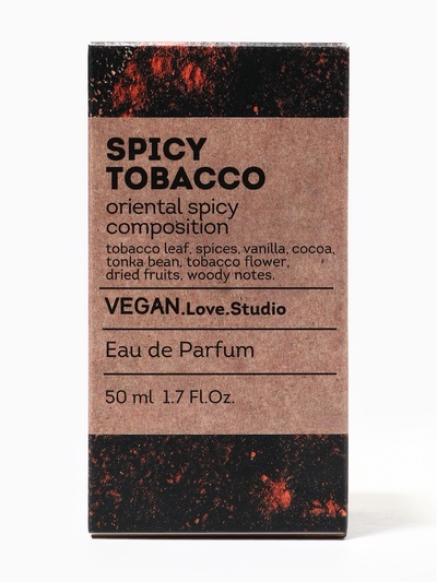 Парфюмерная вода женская Vegan Love Studio Spicy Tobacco, 50 мл (по мотивам Tobacco Vanille (Tom Ford)