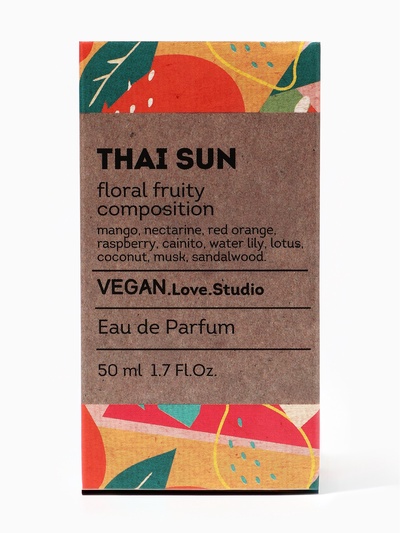 Парфюмерная вода женская Vegan Love Studio Thai Sun, 50 мл (по мотивам Taj Sunset (Escada)