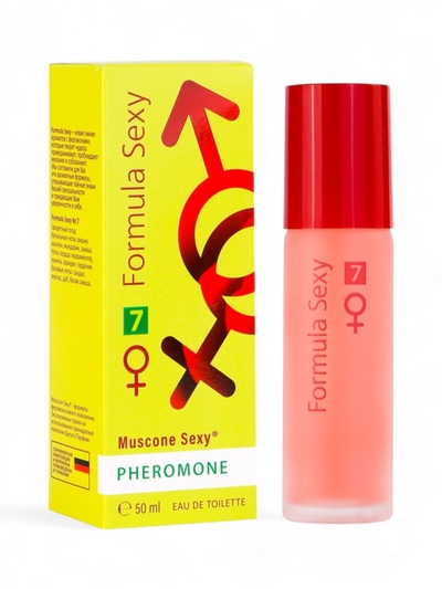 Туалетная вода женская с феромонами FORMULA SEXY №7, 50 мл