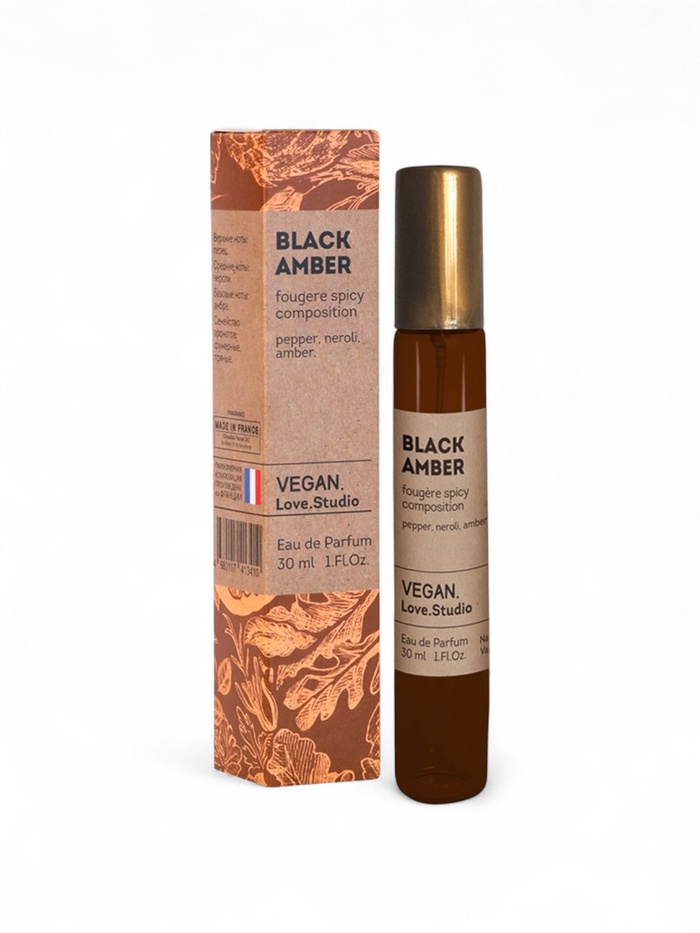 Парфюмерная вода женская Vegan Love Studio Black Amber, 30 мл - Фото 1