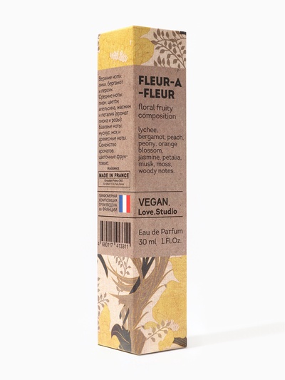 Парфюмерная вода женская Vegan Love Studio Fleur-a-Fleur, 30 мл