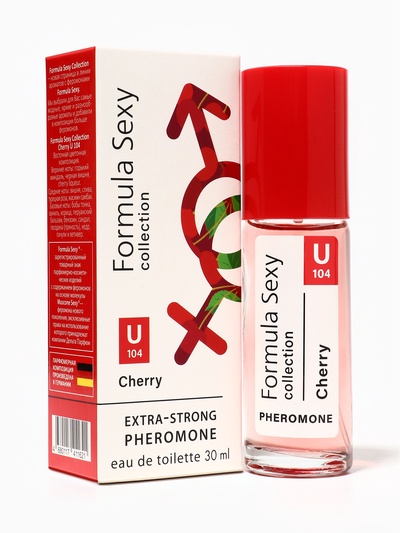 Туалетная вода женская с феромонами Formula Sexy collection Cherry U104, 30 мл