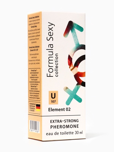 Туалетная вода женская с феромонами Formula Sexy collection Element 02 U107, 30 мл (по мотивам Molecules Escentric 02 (Escentric Molecules)