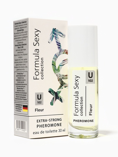 Туалетная вода женская с феромонами Formula Sexy collection Fleur U102, 30 мл