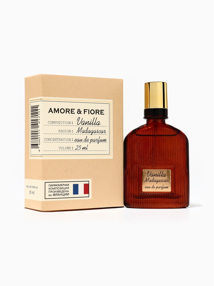 Парфюмерная вода женская Amore & Fiore Vanilla Madagascar, 25 мл - Фото 1