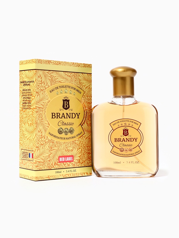 Туалетная вода мужская Brandy Classic, 100 мл - Фото 1