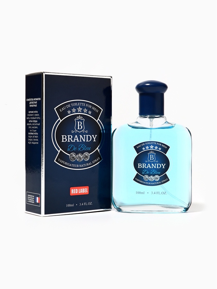 Туалетная вода мужская Brandy De Bleu, 100 мл - Фото 1