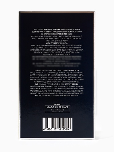 Туалетная вода мужская Brandy De Bleu, 100 мл