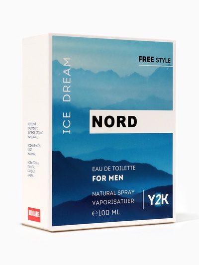 Туалетная вода мужская Free Style Nord Ice Dream, 100 мл