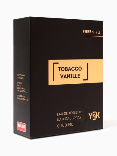 Туалетная вода мужская Free Style Tobacco Vanille, 100 мл