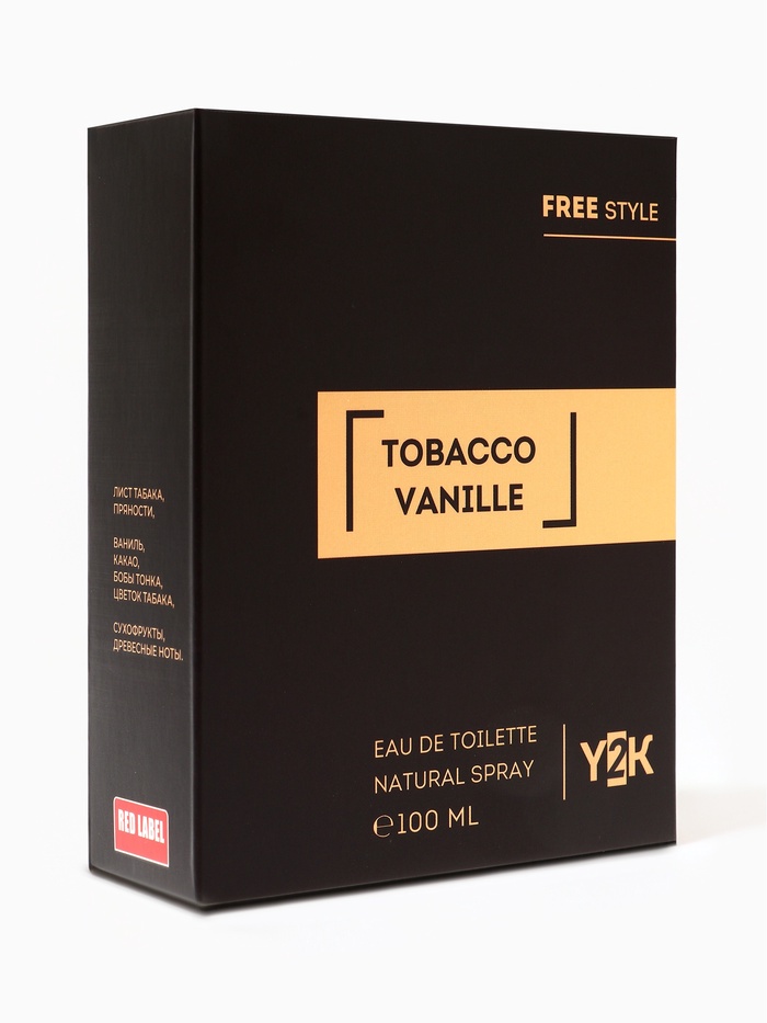 Туалетная вода мужская Free Style Tobacco Vanille, 100 мл - Фото 1