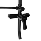 УЦЕНКА Душевая система ZEIN Z3861, смеситель, тропическая и ручная лейка, полка, латунь, черная 99 - Фото 6