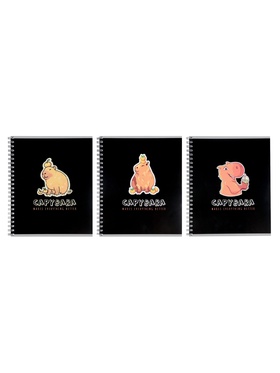 Компл тетр из 3шт 80л кл на гребне Capy, обл мел карт, офсет (7424104)