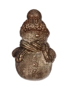 Шоколадная фигурка «Снеговик вязаный», кондитерская глазурь, 85 г - фото 119392845